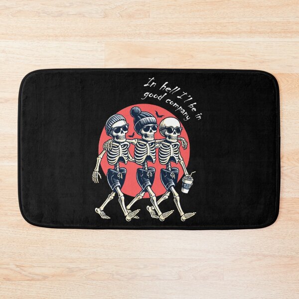 Item preview, Hellish Hangout Trio - funny skeletons designed and sold by LoFi-OG.