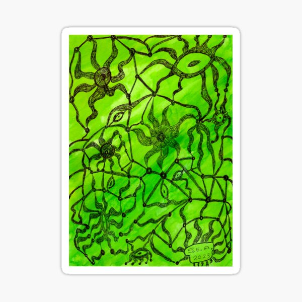 Item preview, Upside Down (Green) designed and sold by Sue E. Armstrong.