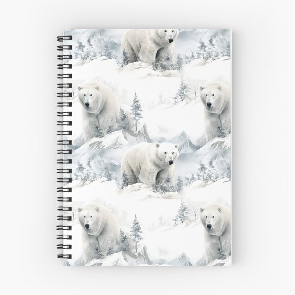 Item preview, Polar Bear In The wild Pattern designed and sold by whitedove457.