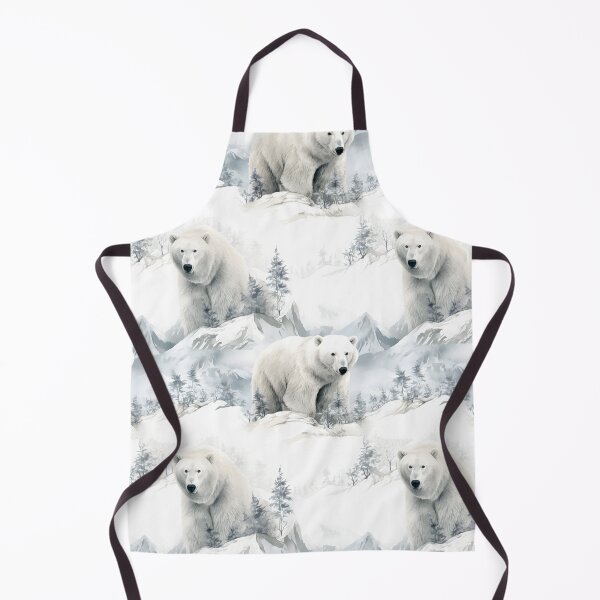 Item preview, Polar Bear In The wild Pattern designed and sold by whitedove457.