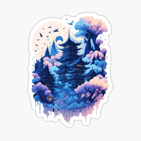 Japanese Palace Sticker