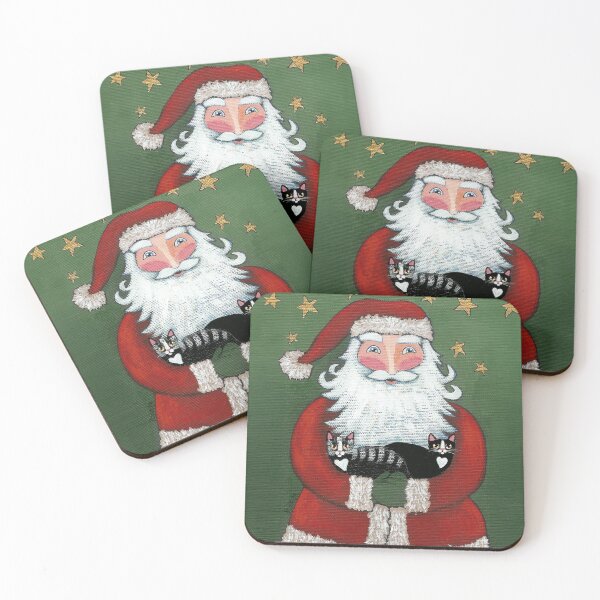 Item preview, Santa's Cats designed and sold by KilkennyCat Art.