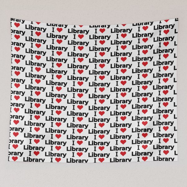 Item preview, I love Library designed and sold by Moyanana.