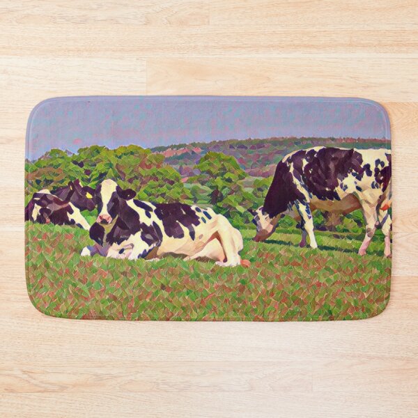 Item preview, Vacas Holstein en el campo designed and sold by TheAnimalZ00.