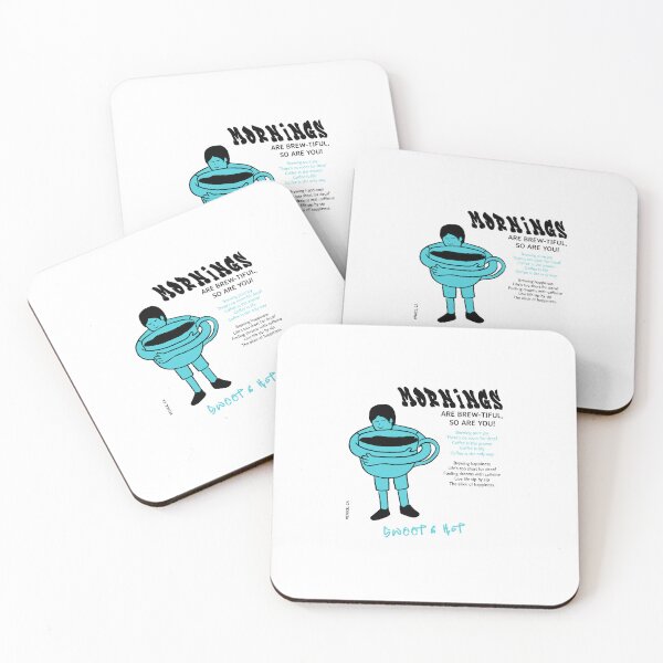 Item preview, Mornings are brew-tiful, so are you, Hug a Coffee Mug designed and sold by Kamran-Sharjeel.