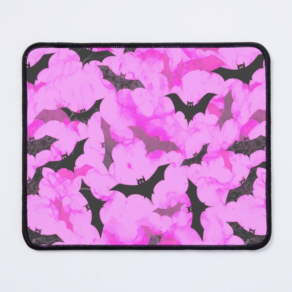 Item preview, Pink Cloud of Bats / pattern designed and sold by AllAmericanCrow.