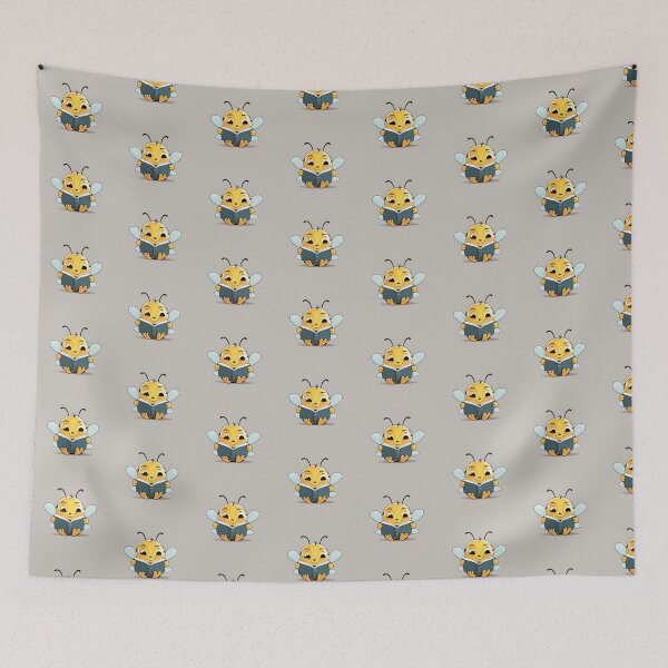 Item preview, Cute bee reading a book designed and sold by CharlieEd123.