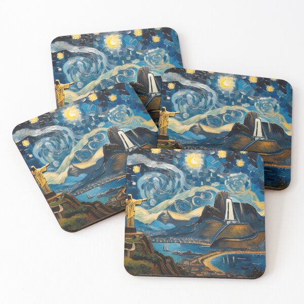 Item preview, A Starry Night In Rio de Janeiro designed and sold by OnlyClassicArt.
