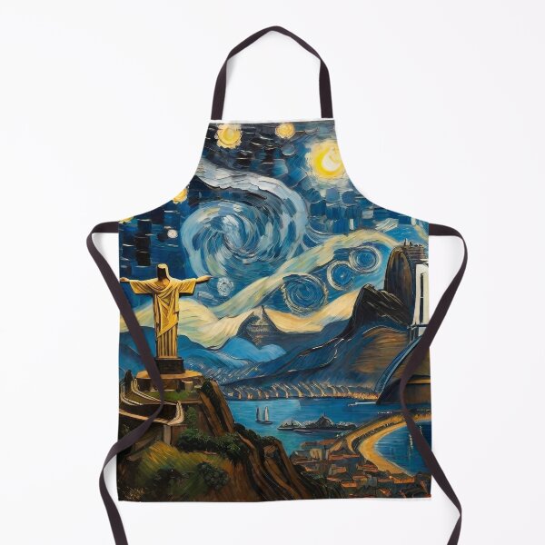 Item preview, A Starry Night In Rio de Janeiro designed and sold by OnlyClassicArt.