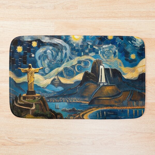 Item preview, A Starry Night In Rio de Janeiro designed and sold by OnlyClassicArt.