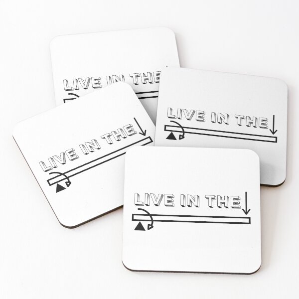 Item preview, live in the moment (black, bold, transparent background) designed and sold by APatrick15.