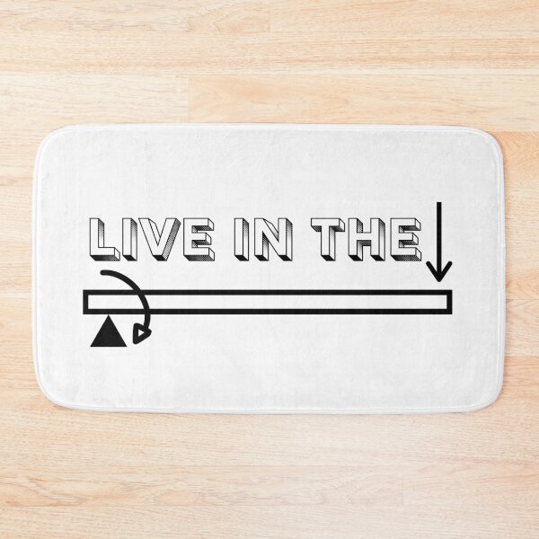 Item preview, live in the moment (black, bold, transparent background) designed and sold by APatrick15.
