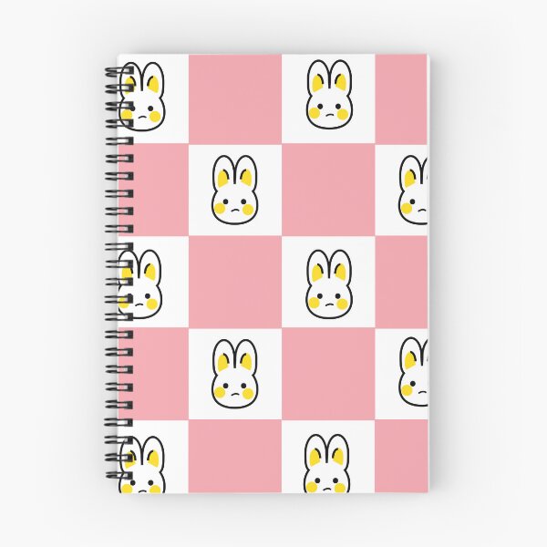 Item preview, Cute bunny checkered square pattern designed and sold by fluffyfamcraft.