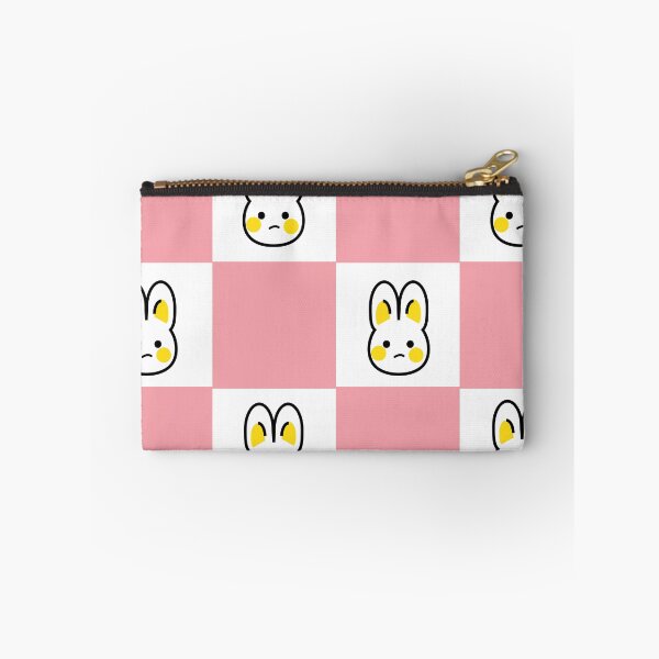 Item preview, Cute bunny checkered square pattern designed and sold by fluffyfamcraft.