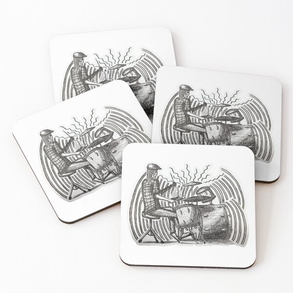 Item preview, Skeleton Drummer designed and sold by Dawson Does Design.