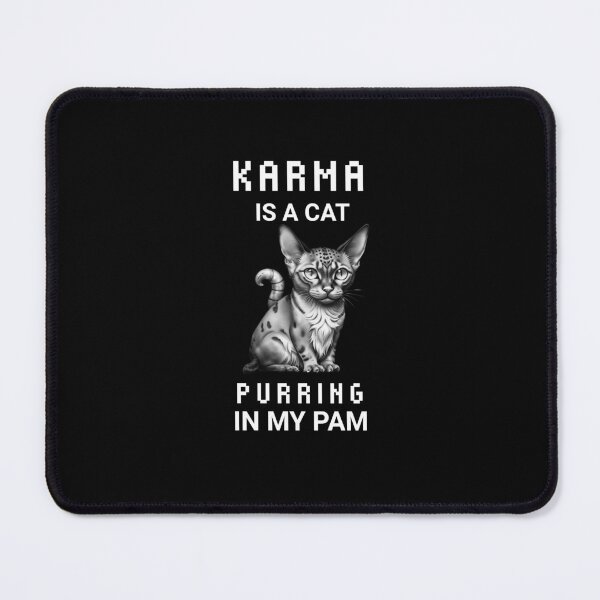 Item preview, karma is a cat purring in my lap designed and sold by Obinne.