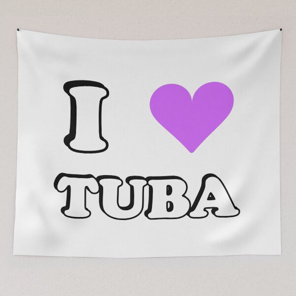 Item preview, I love tuba - tuba girl designed and sold by Inspirationmotivation.