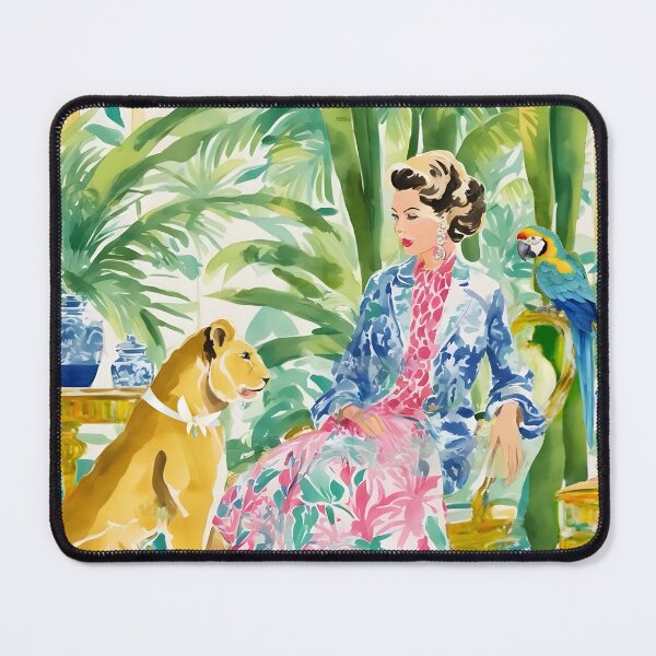 Item preview, Conversation, whimsical preppy watercolor designed and sold by SophieClimaArt.