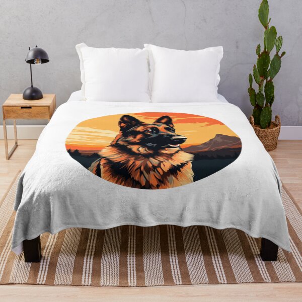 Item preview, German Shepherd Dog Sunset designed and sold by ArtFromBeyond.