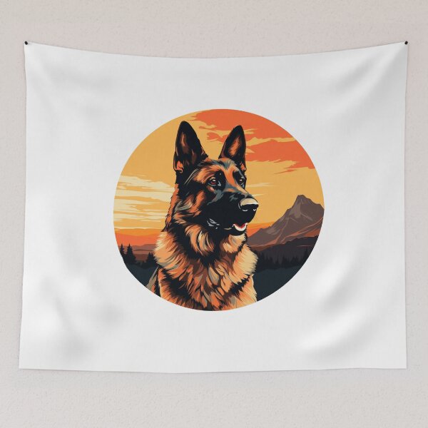 Item preview, German Shepherd Dog Sunset  designed and sold by ArtFromBeyond.