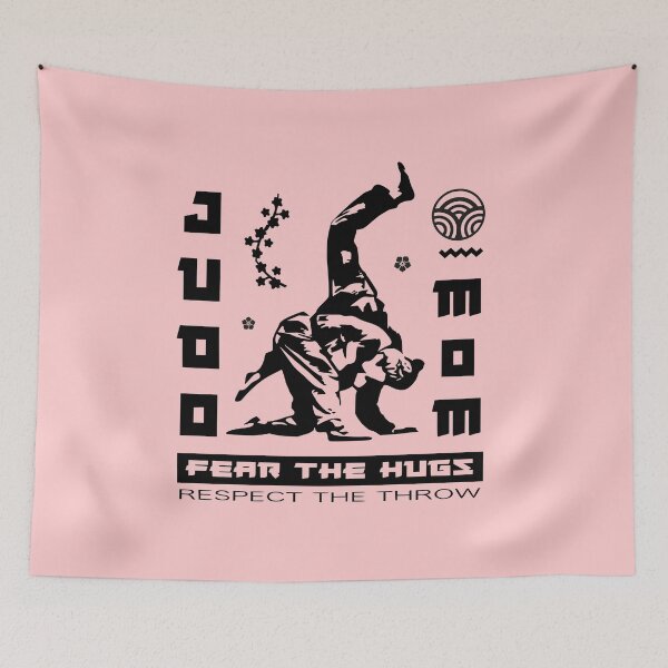 Item preview, Judo mom fear the hugs respect the throw designed and sold by Graffik-Peeps.