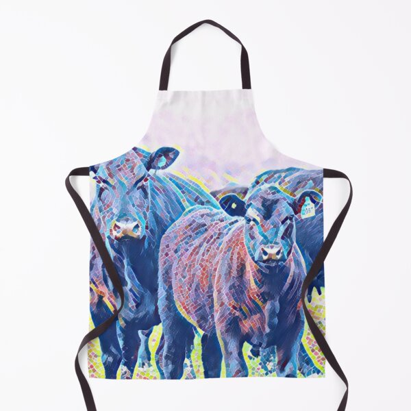 Item preview, Field of Angus Cattle Mosaic Style Photo designed and sold by TheAnimalZ00.