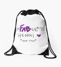conFABulate, HENNIIIIII Drawstring Bag