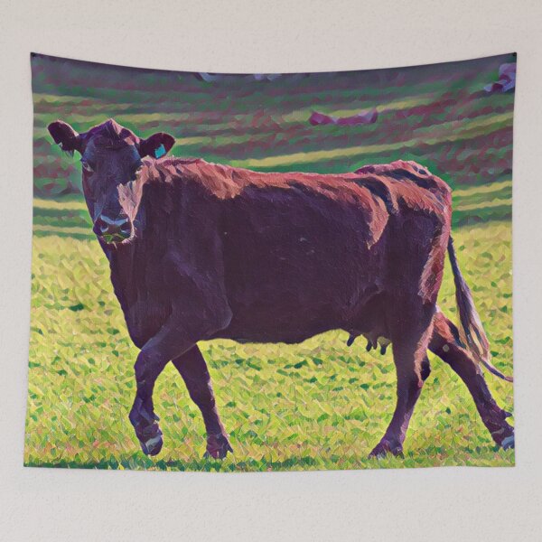 Item preview, Black Angus Cow Picture designed and sold by TheAnimalZ00.