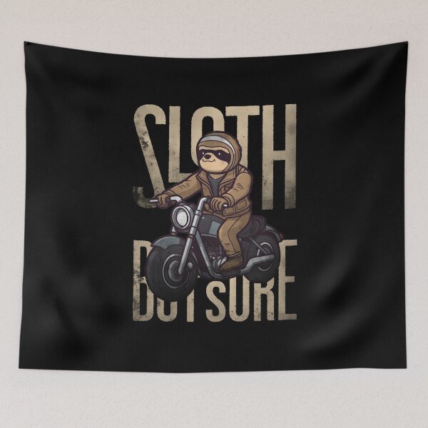 Item preview, Biker sloth drive a motorcycle, Riding motorbike. designed and sold by kongkorakrich.