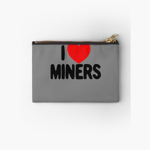 Item preview, I Love Miners Red Heart Funny Mining Gamer I Love Miners Gear designed and sold by DynamicDesign.