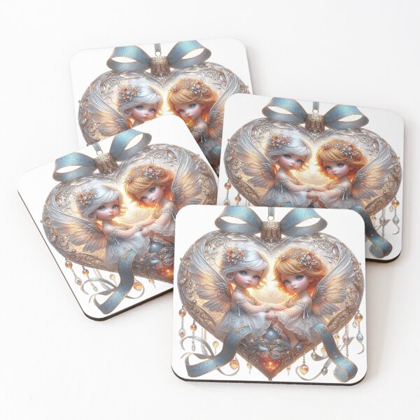 Item preview, Cute baby christmas angels sticker designed and sold by EbyArts.