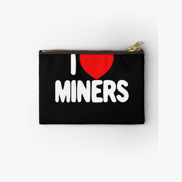Item preview, I Love Miners Red Heart Funny Mining Gamer I Love Miners Gear designed and sold by DynamicDesign.