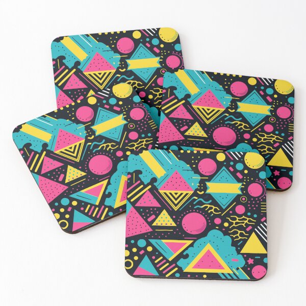 Item preview, 80s Colors Pattern designed and sold by Myra365Art.