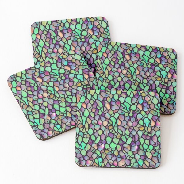 Item preview, Colorful Abstract Abalone Shell Pattern designed and sold by calibrit.