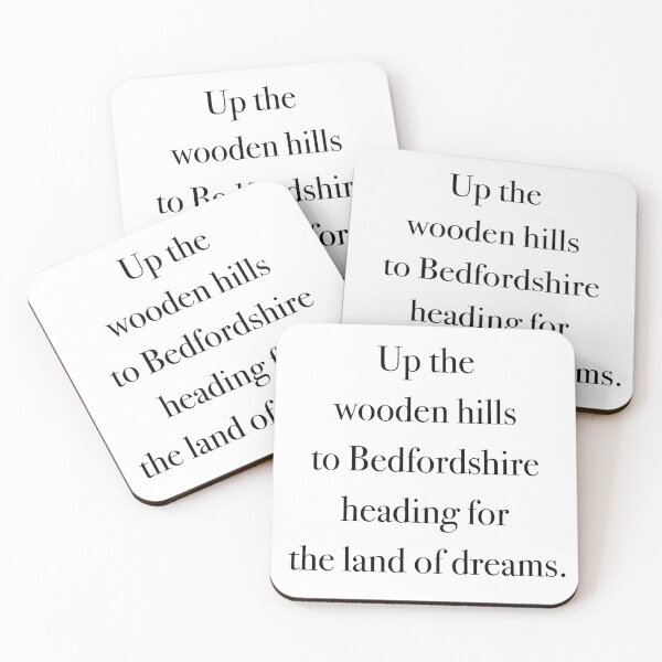 Item preview, Up the wooden hills to Bedfordshire designed and sold by DavidMay.