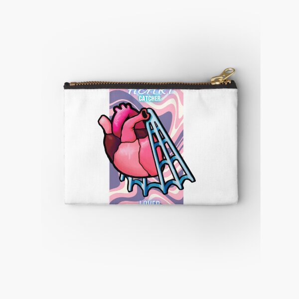 Item preview, pink heart in spider web- lover catcher -funky- digital drawind cartoon drawin heart trapped in spider web  designed and sold by PizzaAnitashop.
