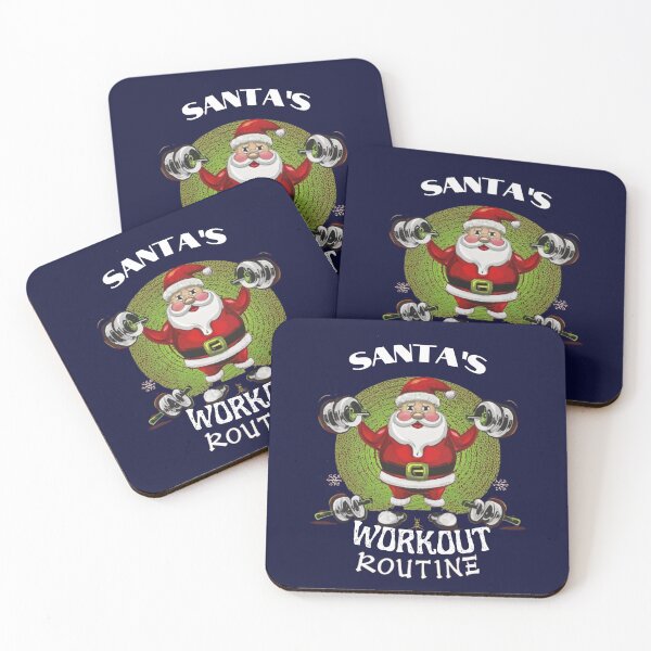Item preview, Santa's Workout Routine designed and sold by Jeniwe.