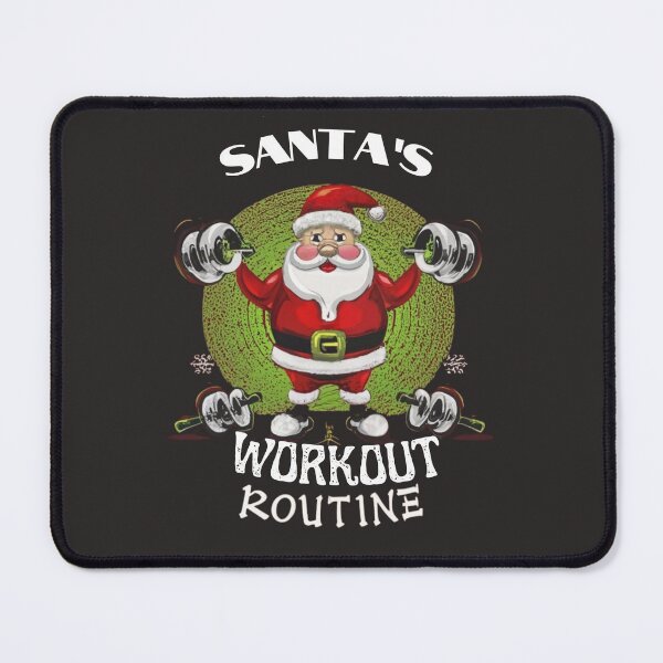 Item preview, Santa's Workout Routine designed and sold by Jeniwe.