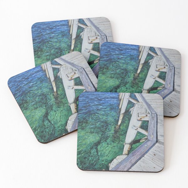Item preview, Moonta Jetty designed and sold by ChristineDavisArt.