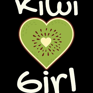 Vorschaubild zum Design Kiwi Girl Heart Shaped Fruit Kiwi Gift Love Kiwi Girl Gear von DynamicDesign