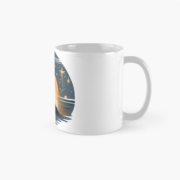 Item preview, A Cat watching the night, the stars and the sun setting designed and sold by Mahilis.