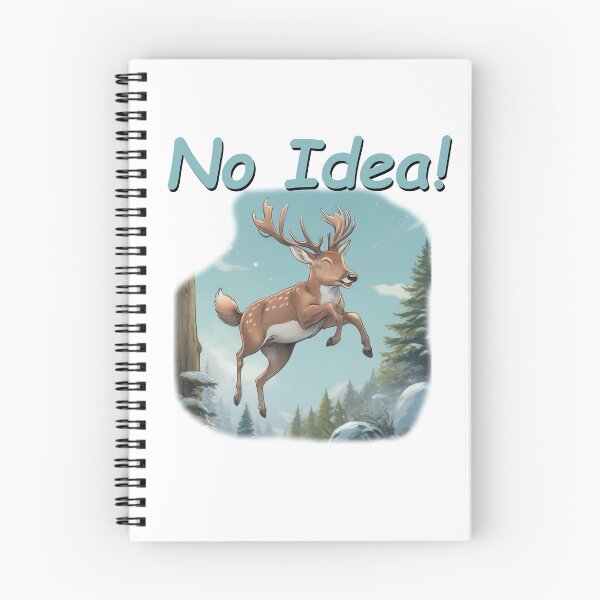 Item preview, No Idea, Cartoon deer designed and sold by TimeBender.