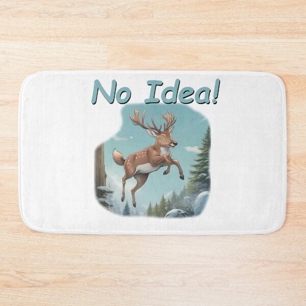 Item preview, No Idea, Cartoon deer designed and sold by TimeBender.