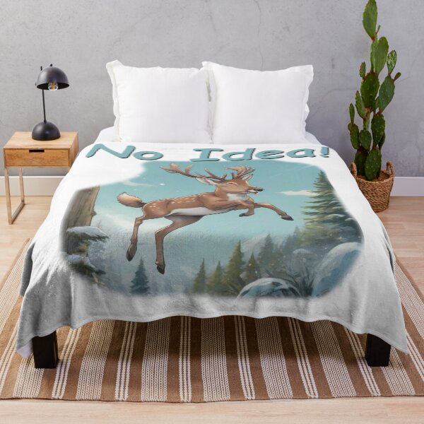 Item preview, No Idea, Cartoon deer designed and sold by TimeBender.
