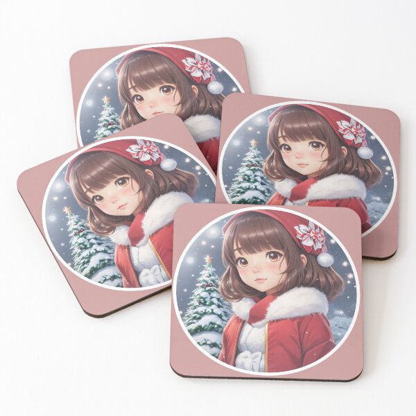 Item preview, Christmas Celebration 1: Girl Embracing the Seasonal Joy designed and sold by Kumahimeco.
