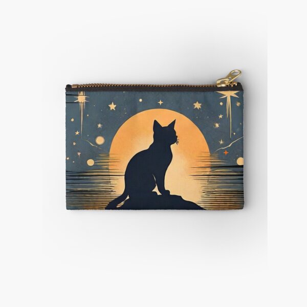 Item preview, A Cat watching the night, the stars and the sun setting designed and sold by Mahilis.