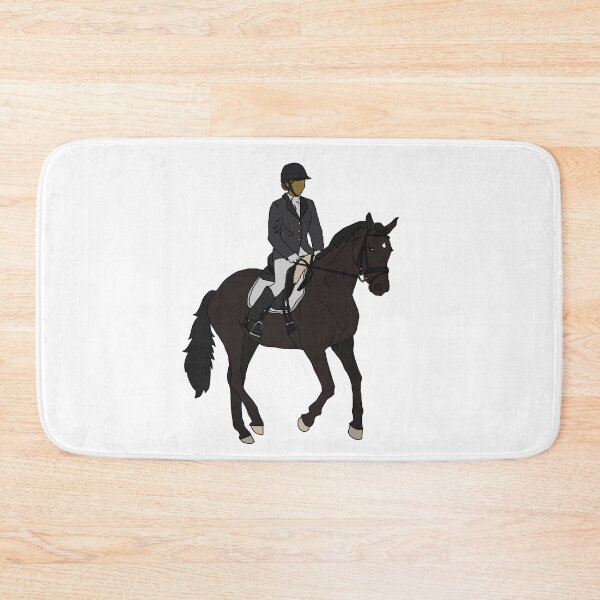 Item preview, Dressage Cantering Horse and Rider designed and sold by Abby Art Studio.