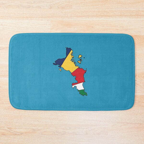 Item preview, Seychelles country shape flag designed and sold by Rachael Taylor.