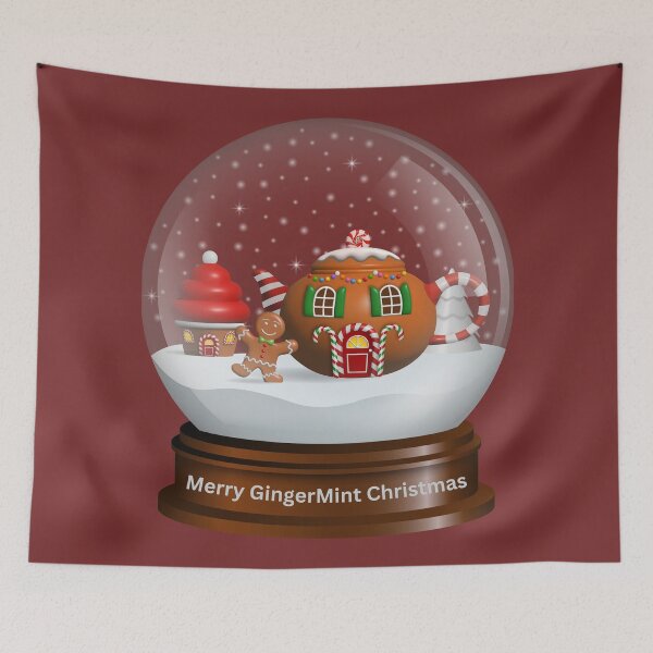 Item preview, GingerMint Christmas designed and sold by LibrosBOOKtique.