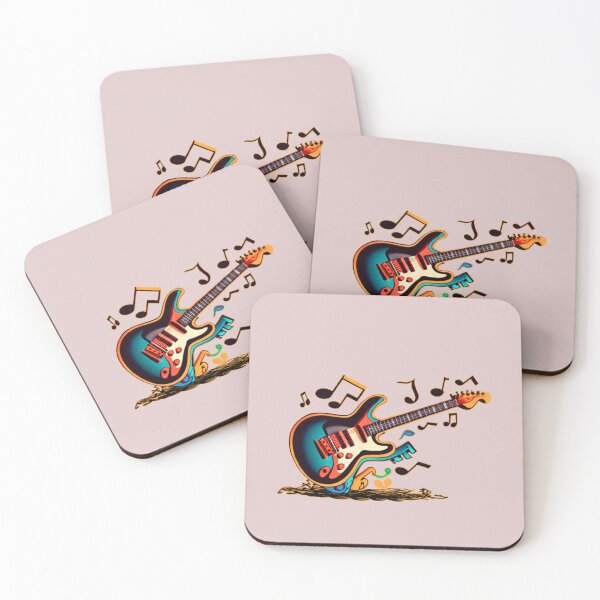 Item preview, illustration of an electric guitar t-shirts designed and sold by albertotv250.